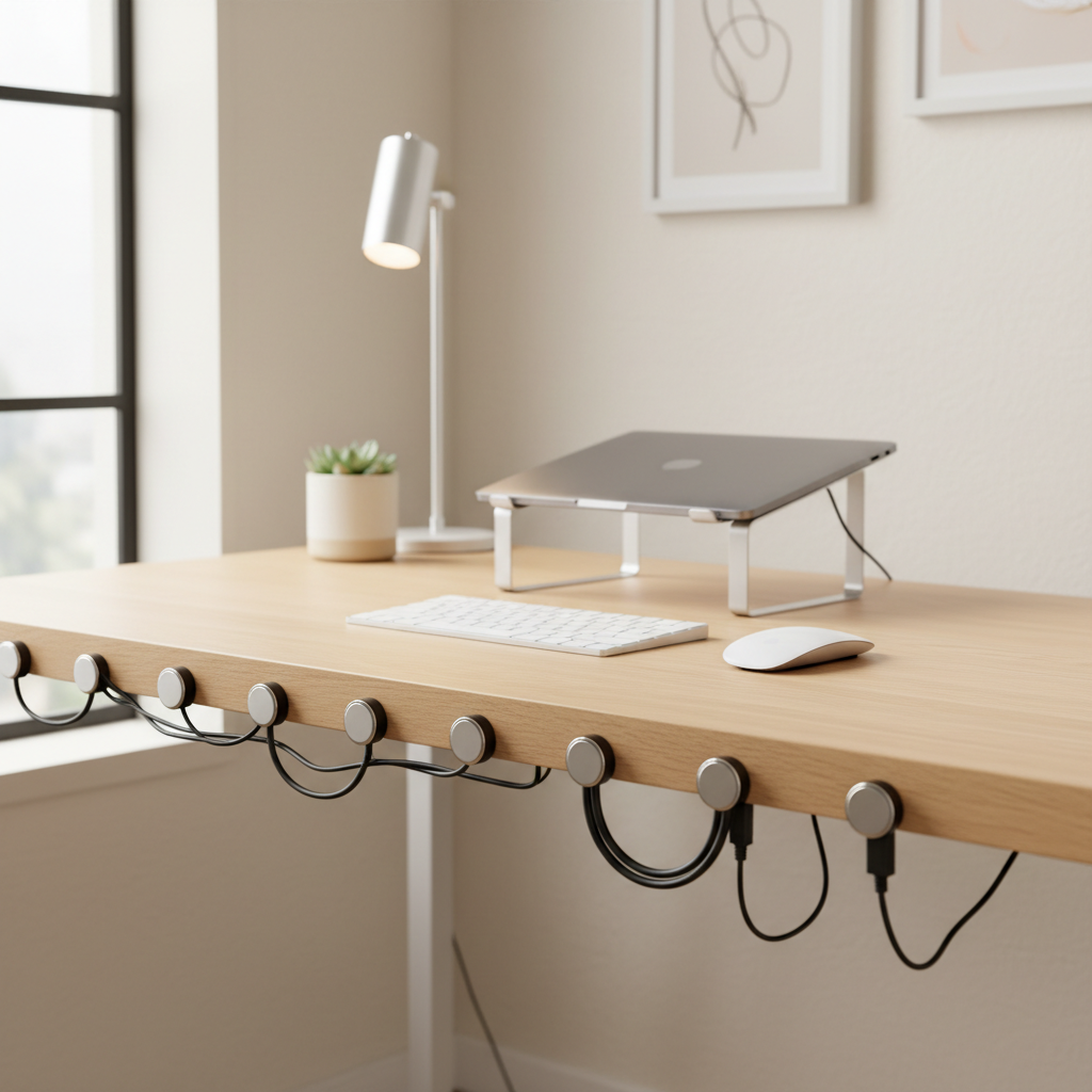 27 Magnetic Cable Clips for Wire Organization Fixes That Worsen Cord Chaos: How Far to Push Adhesive Placement in Your Desk Setup