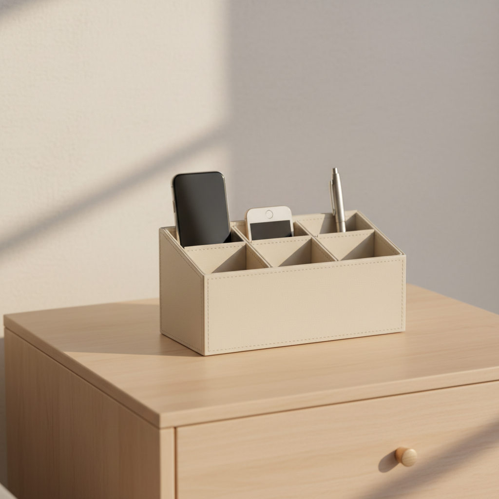 Spatial Placement, Not Container Shape: What Actually Solves Remote Control Clutter at Your Bedside or Desk