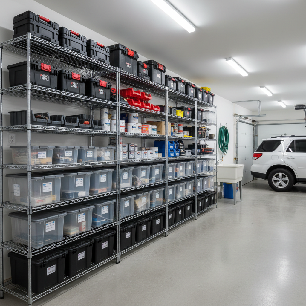 Freestanding vs. Fixed: Why a Stackable Wire Shelving Unit Wins for Most Garage Storage Situations