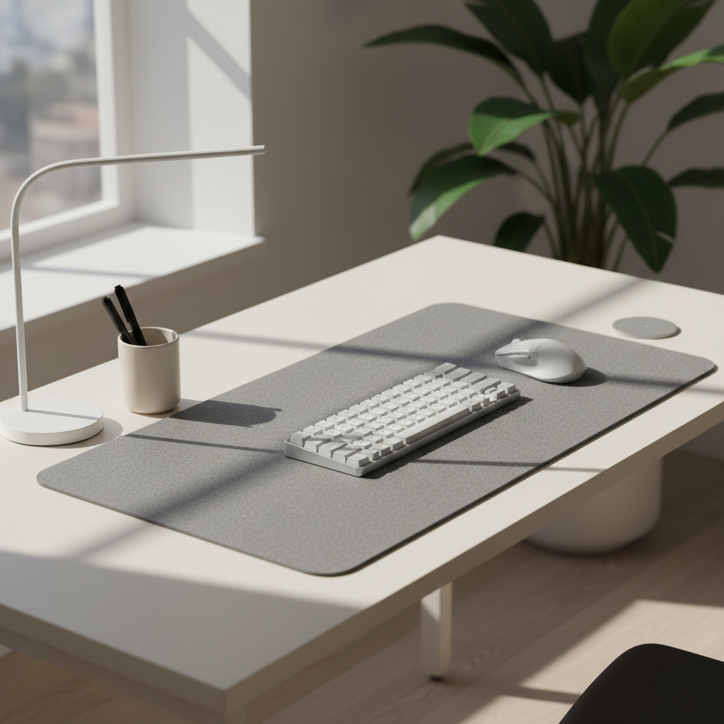 Felt vs. Leather vs. Cloth: Which Desk Pad Material Actually Supports Home Office Productivity Long-Term?