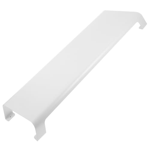Aluminum Alloy Monitor Riser Stand with Storage for Desk Setup White