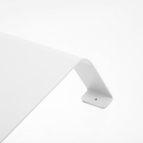 Aluminum Alloy Monitor Riser Stand with Storage for Desk Setup White - view 3