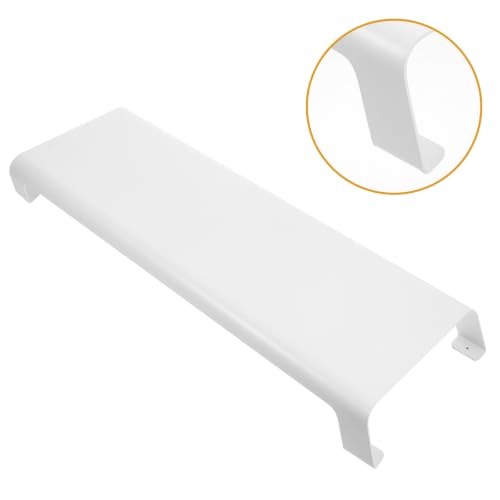 Aluminum Alloy Monitor Riser Stand with Storage for Desk Setup White - view 7