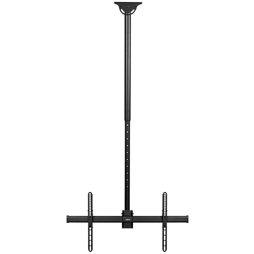 Black TV Ceiling Mount for 37 to 90 inch Screens, MOUNT-VC90-5