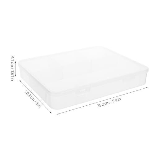 Medal Organizer Box, Plastic Display Case with Dividers for Coins - view 2