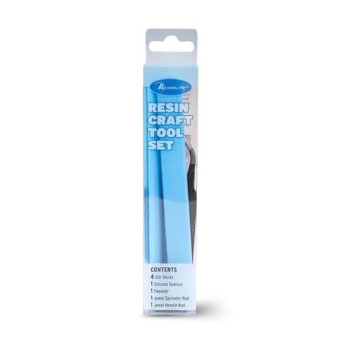 Resin Tool Set, 8 Pieces, Easy-to-Clean Tools for Epoxy Project