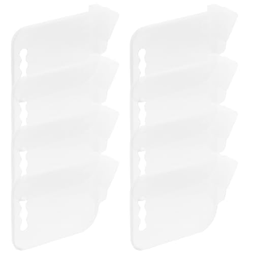8pcs PP Drawer Dividers Reconfigurable Layout for Dresser Organization