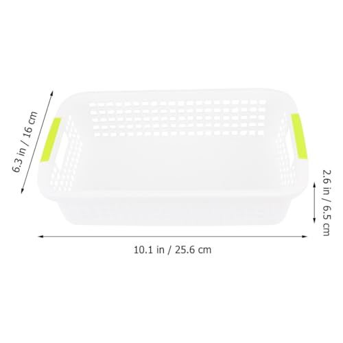 10 Pcs Storage Basket Open Design Handle Hole Desktop Organizer - view 2