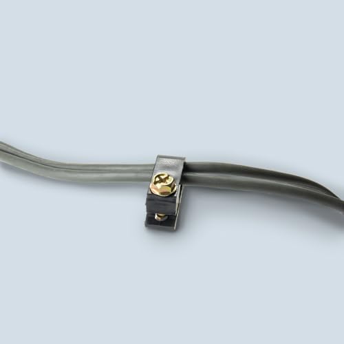 Dual Cable Flexible Screw Clips (Pack of 100 / Black) - view 5