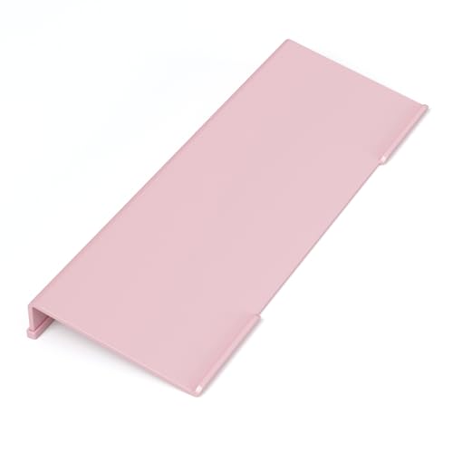 Computer Keyboard Stand Holder - Ergonomic Acrylic Keyboard Stand for Desktop Comfortable Keyboard Tray Riser with Silicone Anti-Slip Strip for Home School Office Desk Accessory, Lightpink