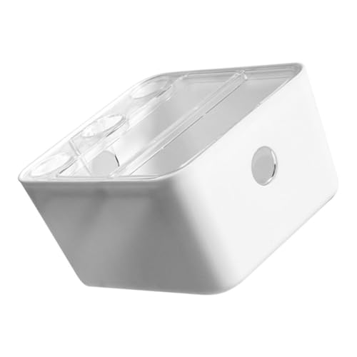 Cosmetics Organizing Box with Lid, Multi-compartment Storage Container