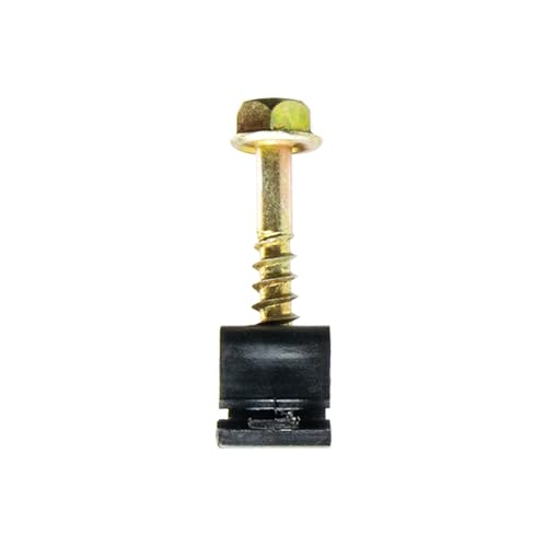 Dual Cable Flexible Screw Clips (Pack of 100 / Black) - view 2