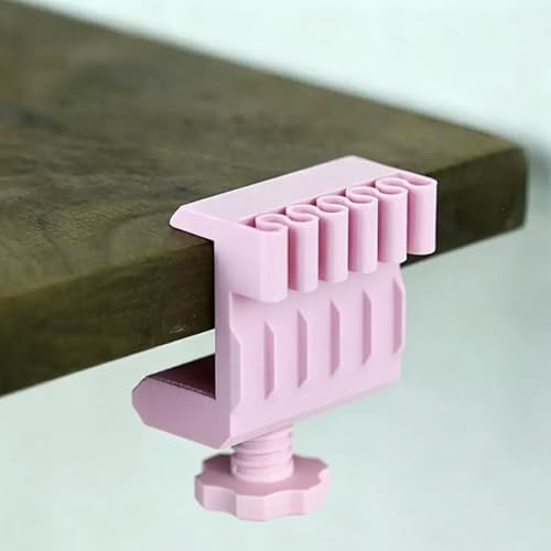 Cable Organizer Clips for Deskside, Clamp on Cord Holder with Multi Slot Routing for Study Table Cable Routing Clip Charging Wire Holder Computer Cord Keeper Table Guide - view 6