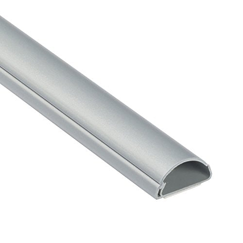 Cord Cover, Decorative Wall Cord Hider, Paintable Cable Concealer, Cable Raceway, Wire Cover, Wall Mounted TV Wire Hider, Electrical Cable Management - 1.18in W x 0.59in H x 39in Length - Gray