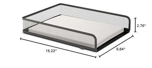 Front-Load Stackable Metal Letter Tray - view 6