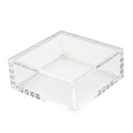 Stackable Acrylic Desk Organizer with Lid, Clear, 1 Count