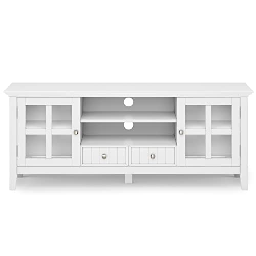 Acadian TV Stand and Bookcase in White (Set of 3) - view 3