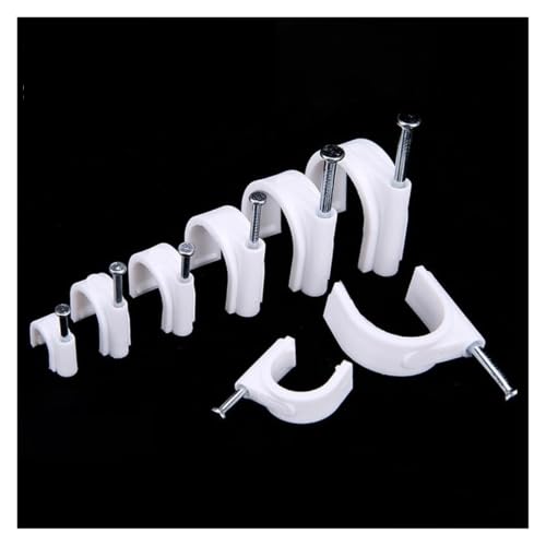 100pcs Round Steel Nail Cable Clamp - view 3