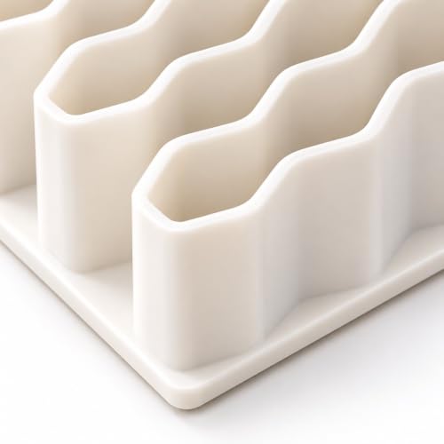 32-Slot Desk & Drawer Organizer, White Holder for Paint Tubes and Cosmetics - view 7