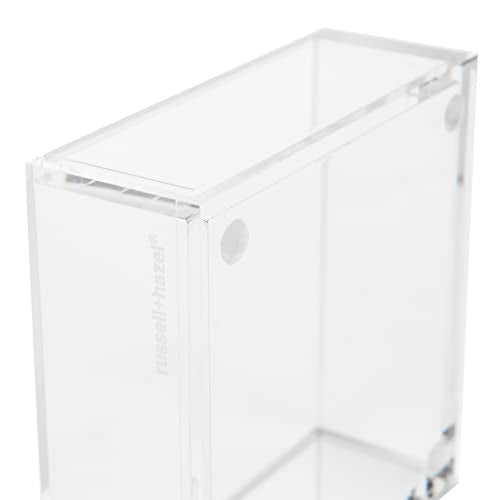 Stackable Acrylic Desk Organizer with Lid, Clear, 1 Count - view 3