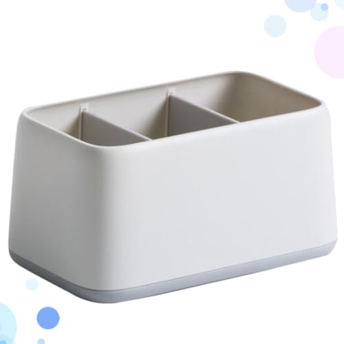 Remote Control Storage Box, 3 Grid Desktop Organizer for Home - view 5