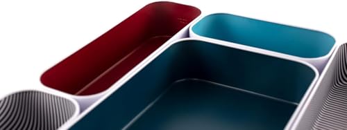 Metal Drawer Organizer Tray Set, 5-Pc (Blue Berry) - view 3