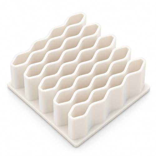 32-Slot Desk & Drawer Organizer, White Holder for Paint Tubes and Cosmetics - view 2