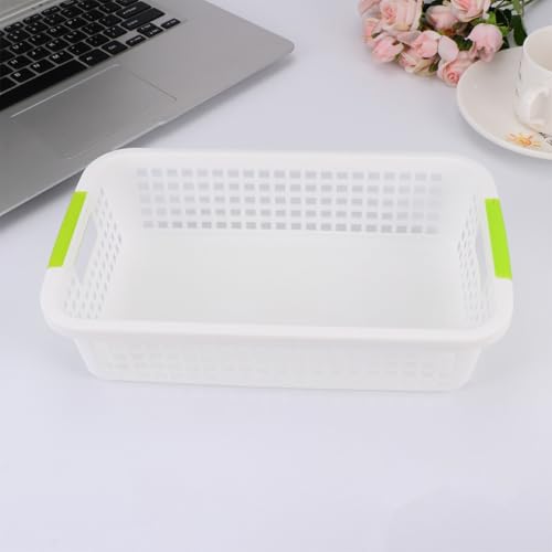 10 Pcs Storage Basket Open Design Handle Hole Desktop Organizer - view 7