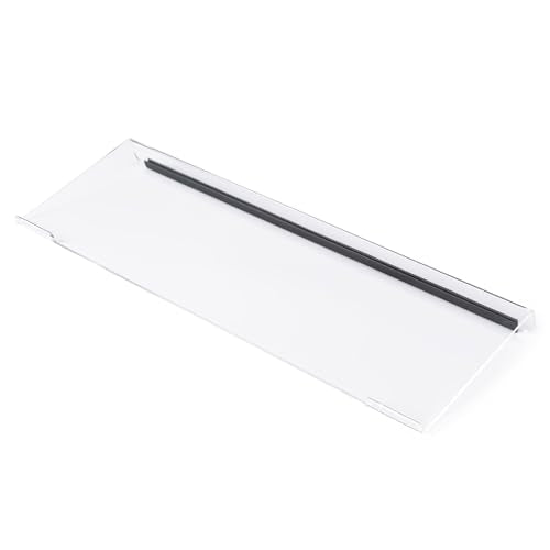 Clear Acrylic Tilted Computer Keyboard Holder for Ergonomic Typing