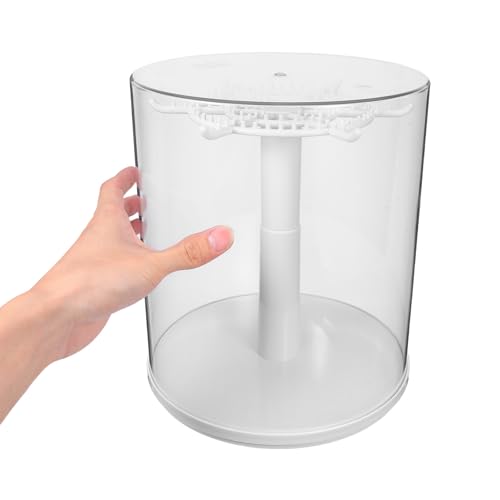 Desktop Rotating Display Box Plastic Figurine Case Xmas - view 4