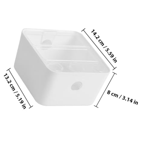 Cosmetics Organizing Box with Lid, Multi-compartment Storage Container - view 2