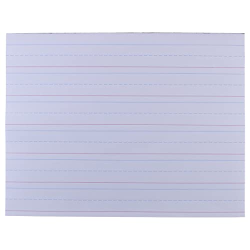 Multi-Method 1st Grade Primary Tablet, 1 Inch Ruling, Bond Paper, 11 x 8.5 Inches, 40 Sheets (56415),White - view 3