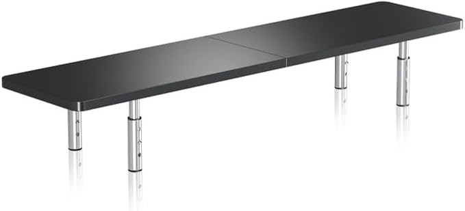 Computer Monitor Stand Riser,Monitor Riser for Laptop, Printer, Notebook and All Flat Screen TV Display with Vented Platform,3 Height Adjustable Laptop Riser,1 Pack,Black(MST003) - view 6