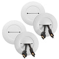 Legrand - Cord Cover with Grommets, Wall Mount TV Cord Hider, 2 Pack CCA62W