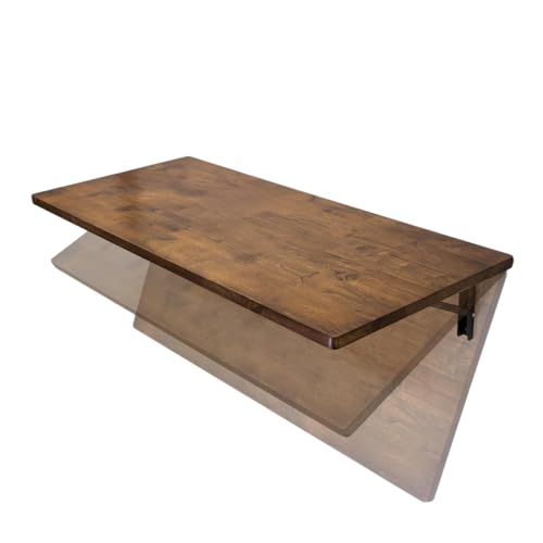 Wall Mounted Folding Workbench, 40x18 in, Holds 200 lbs