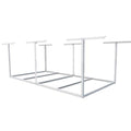 4x8 Overhead Garage Storage Rack, Without Decking, White