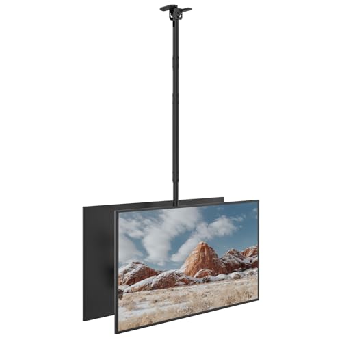 Back to Back Dual Ceiling TV Mount for 43-86" TVs, 88 lbs Per Screen