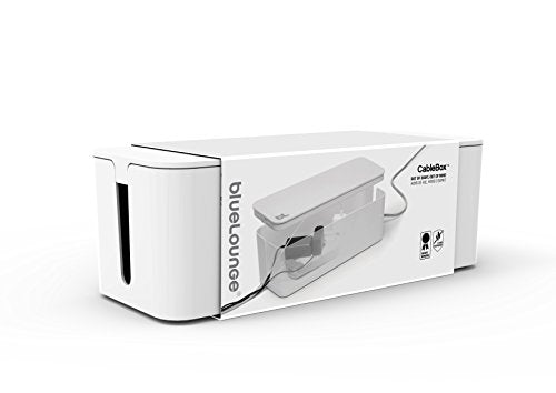 CableBox cable organizer hides messy, loose, tangled cables White color (CB01WH) - view 2
