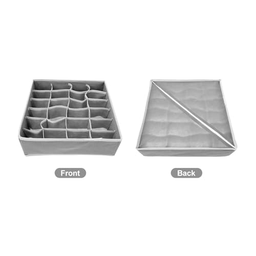 Underwear Drawer Organizer Divider with Foldable Multi Grid Compartments - view 3