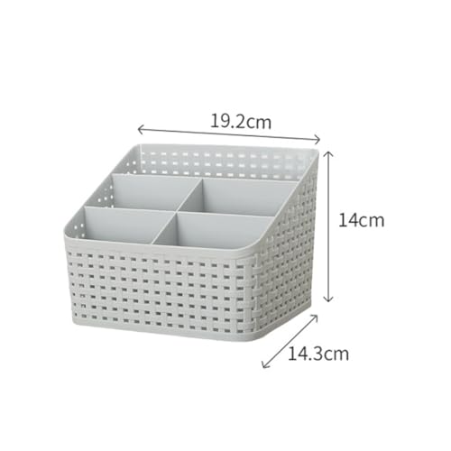 Storage Container 2pcs with Five Compartments Desktop Organizer - view 2