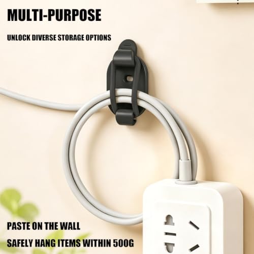 Adhesive cord guides for bedside and home office cable control needs - view 3