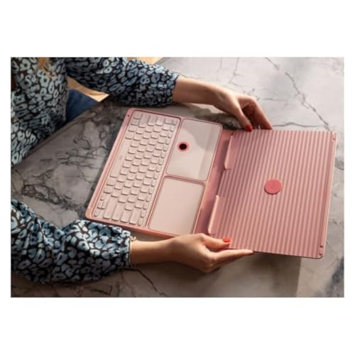 Casa Pop Up Desk Laptop Stand, Keyboard & Touchpad - Pink - view 2