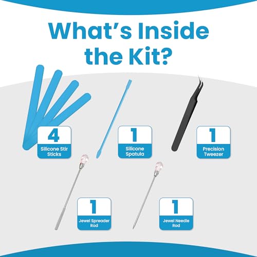 Resin Tool Set, 8 Pieces, Easy-to-Clean Tools for Epoxy Project - view 3