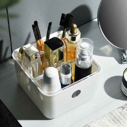 Cosmetics Organizing Box with Lid, Multi-compartment Storage Container - view 5