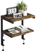 2-Tier Adjustable Desk Shelf Organization, Black