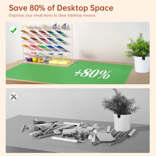 Acrylic Vertical Marker Organizer for 310 Markers, Desk Orgaizer - view 4
