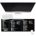 Ableton Shortcuts Mouse Pad – Perfect for Music Producers, Extended XXL Keyboard & Mouse Mat for Studio & DJ Setup, Essential Computer Accessories for Study, Work, and Reference Purposes KMH