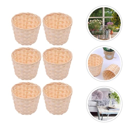 6pcs Large Flower Basket, Decorative Sundries Storage Container - view 7