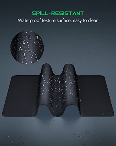 Gaming Mouse Pad Desk Mat 47.2” x 23.6”, Oversized Large Mouse Pad, Non-Slip Mousepad, Super-Thick with Special-Textured Surface, Anti-Fray Stitched Edges, Desk Pad Manta P4 - view 5