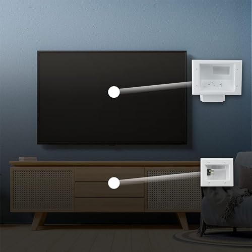 DataComm Electronics Recessed Pro-Power Kit, in-Wall Cable Management - view 2